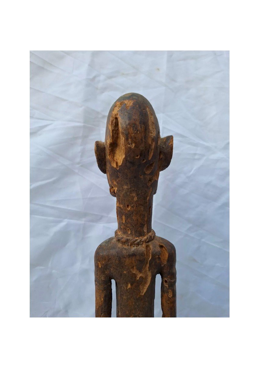 Statue Africaine En Bois. Mali Sculpture Africaine Bois Tribu Dogon-photo-4