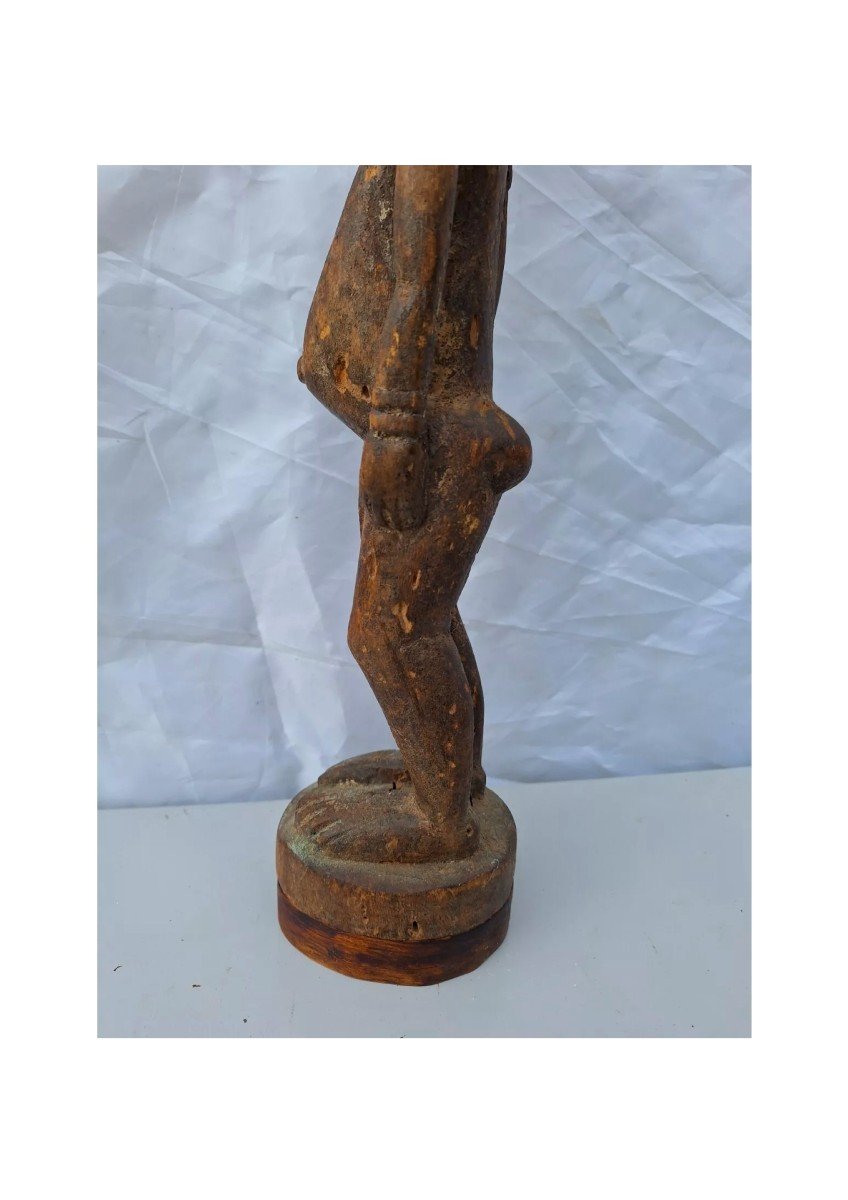 Statue Africaine En Bois. Mali Sculpture Africaine Bois Tribu Dogon-photo-5