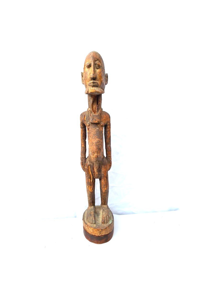 African Wooden Statue. Mali African Wood Sculpture Dogon Tribe