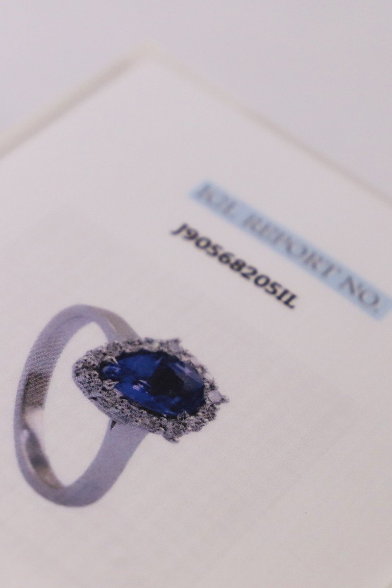 Sapphire And Diamond Ring -photo-2