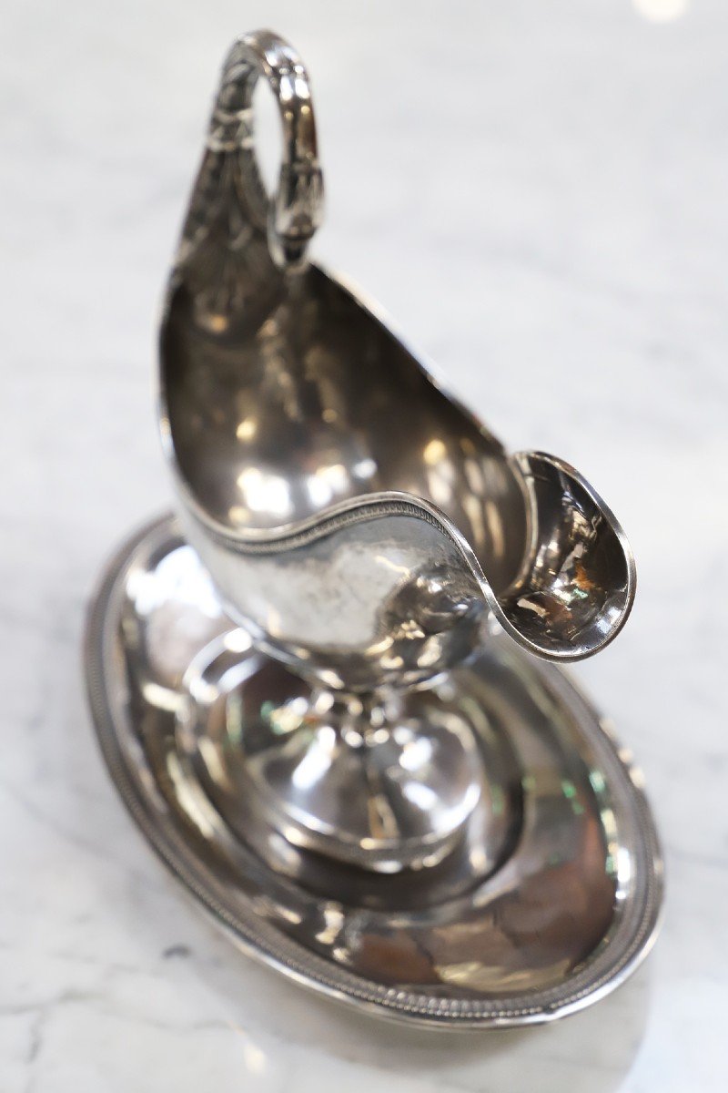 Saucière Casque En Argent-photo-4