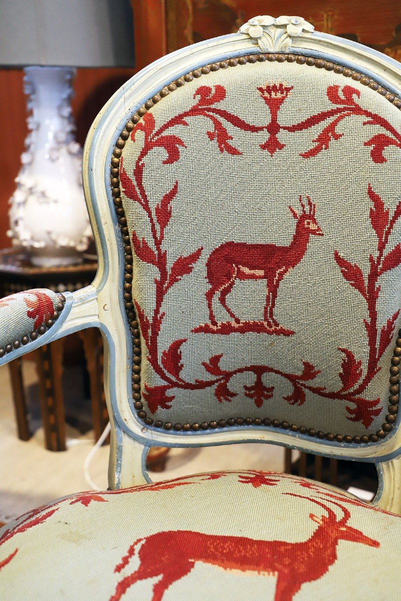 Chairs / Cabriolets - Louis XV Period-photo-2