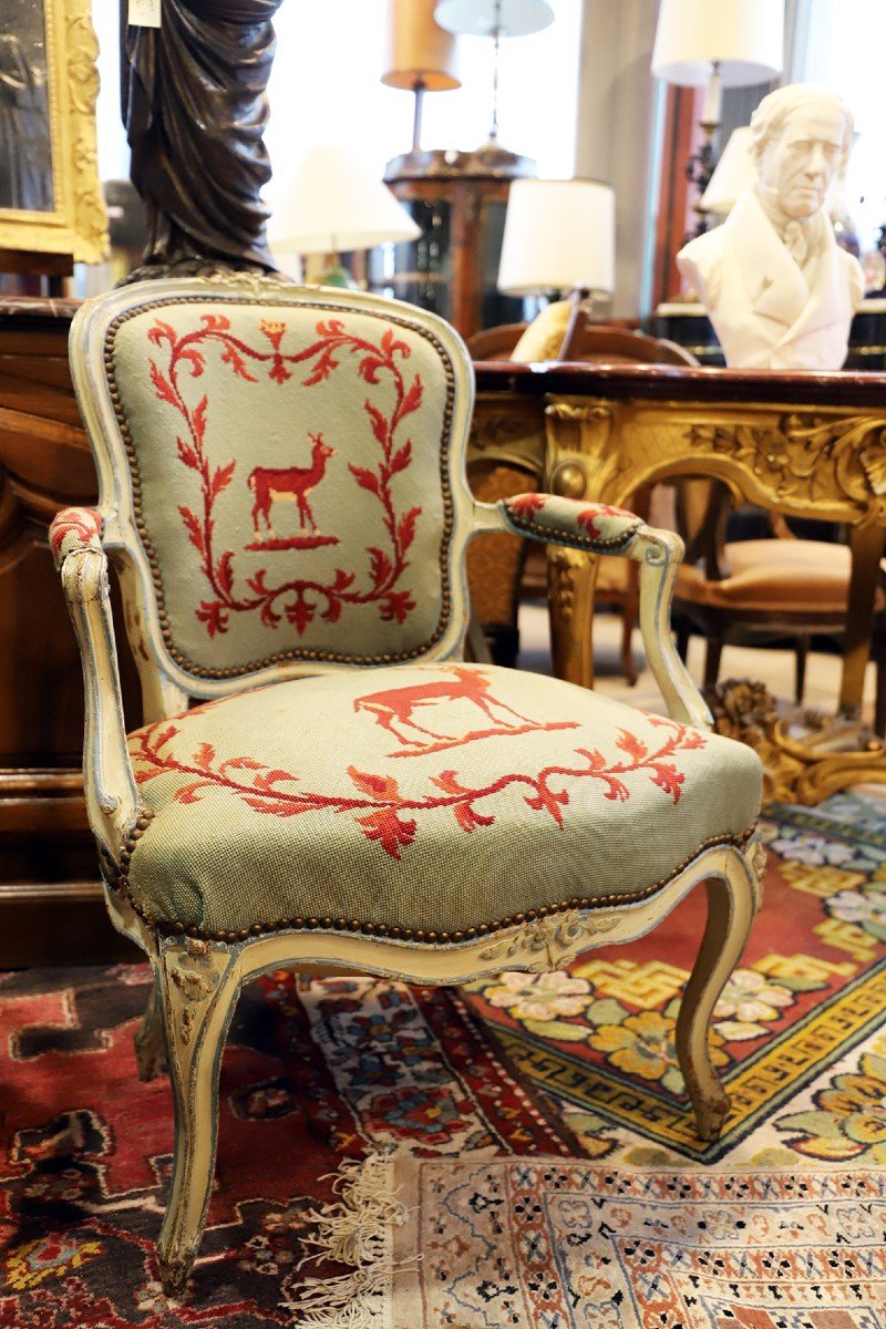 Chairs / Cabriolets - Louis XV Period-photo-4