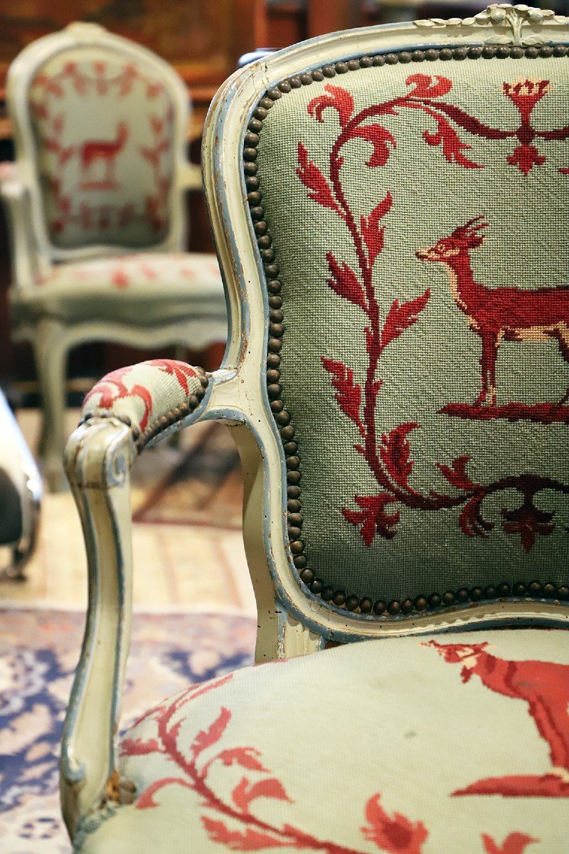 Chaises / Cabriolets - Epoque Louis XV-photo-4