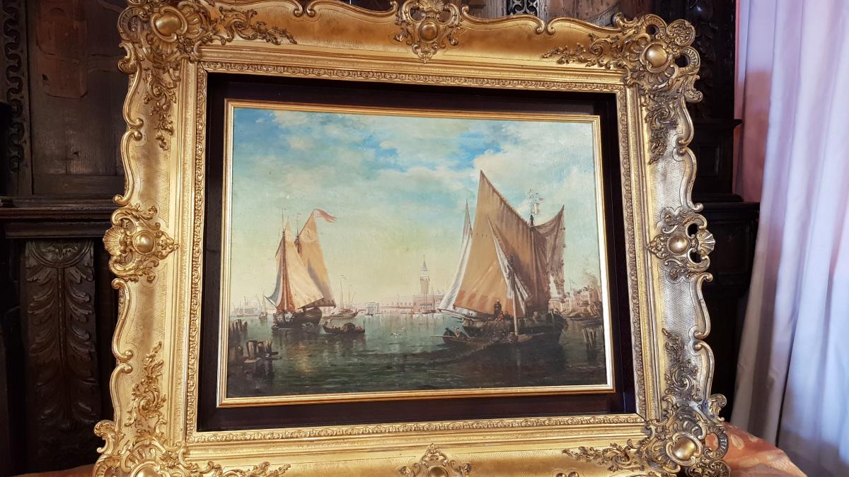 Oil On Canvas Venice-photo-2