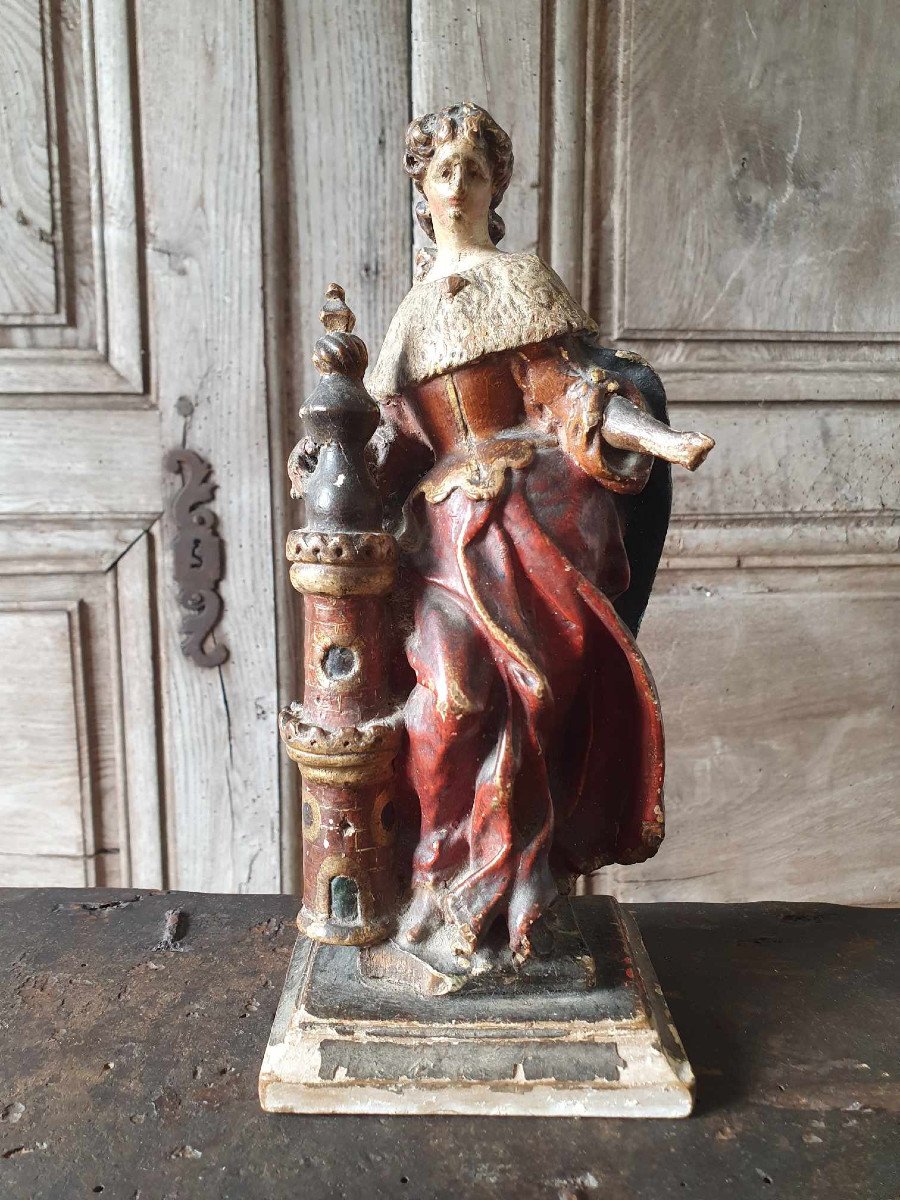 Saint Barbara - Tyrol - 18th Century-photo-2