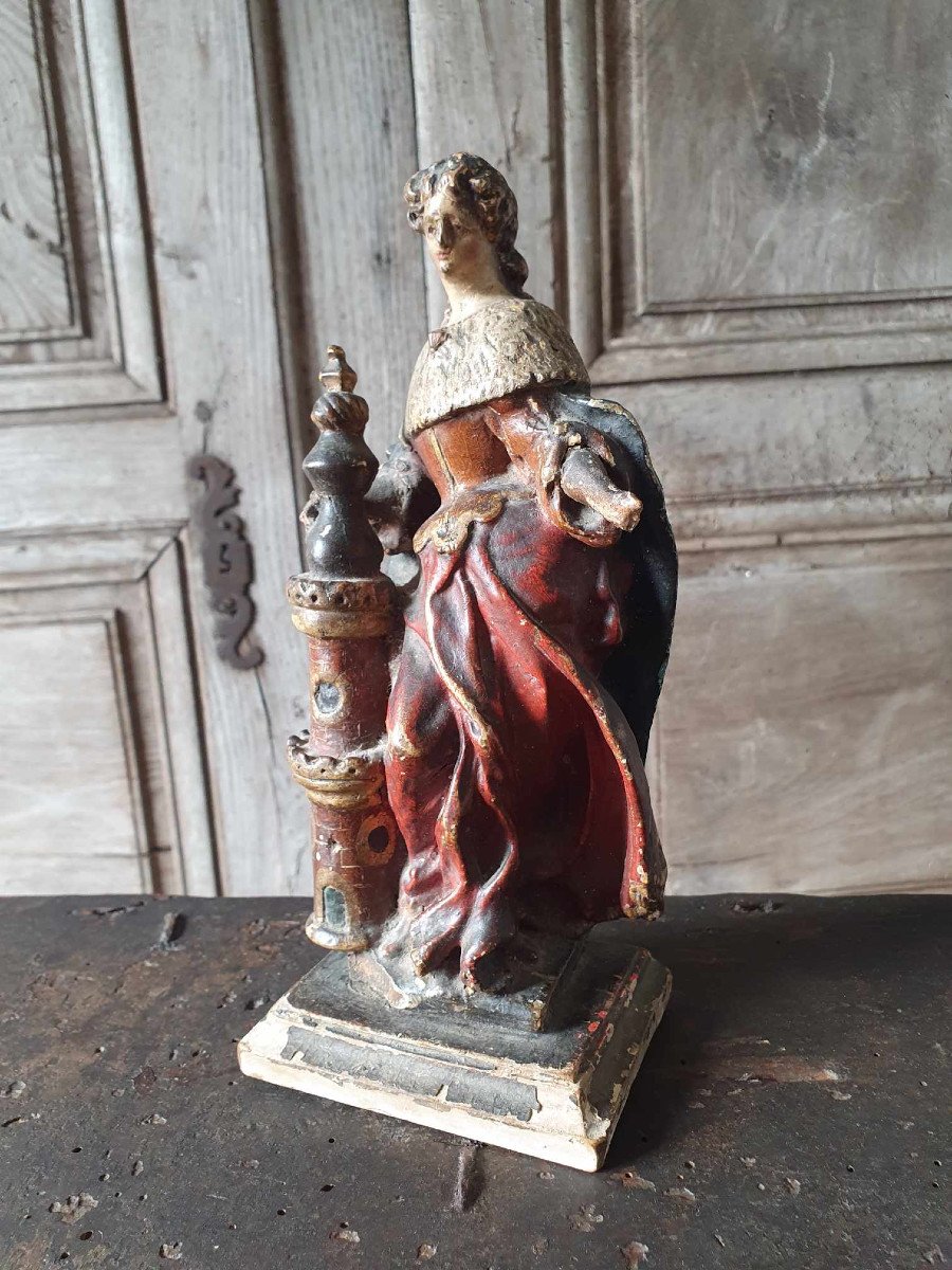 Saint Barbara - Tyrol - 18th Century-photo-3