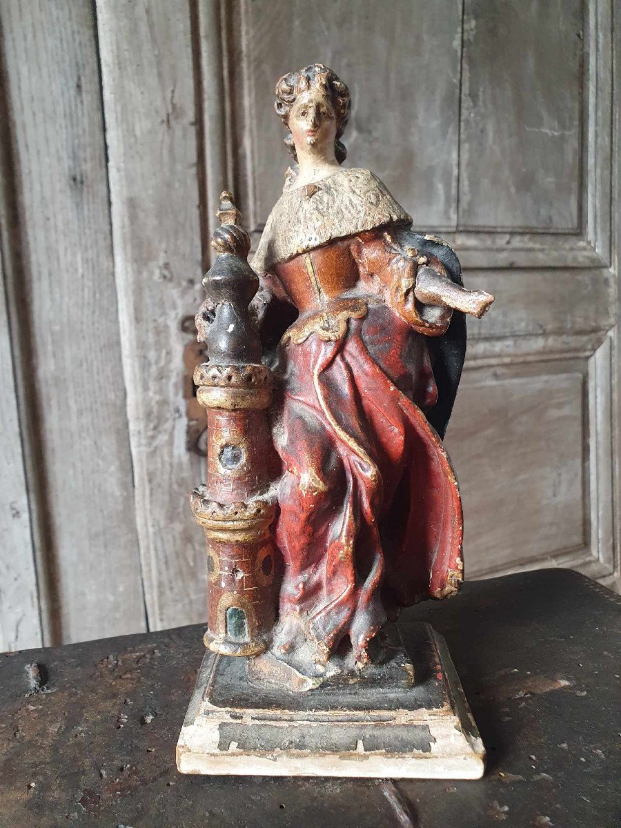 Saint Barbara - Tyrol - 18th Century-photo-1