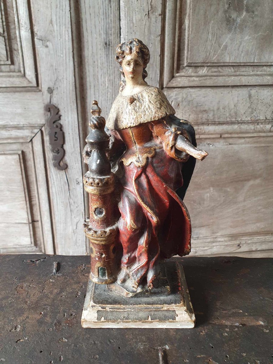 Saint Barbara - Tyrol - 18th Century-photo-2