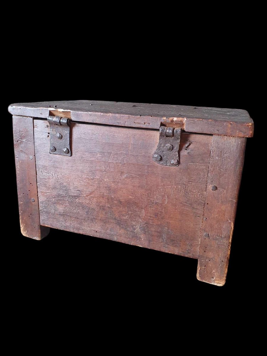 Wooden Box - France - 17th Century-photo-3