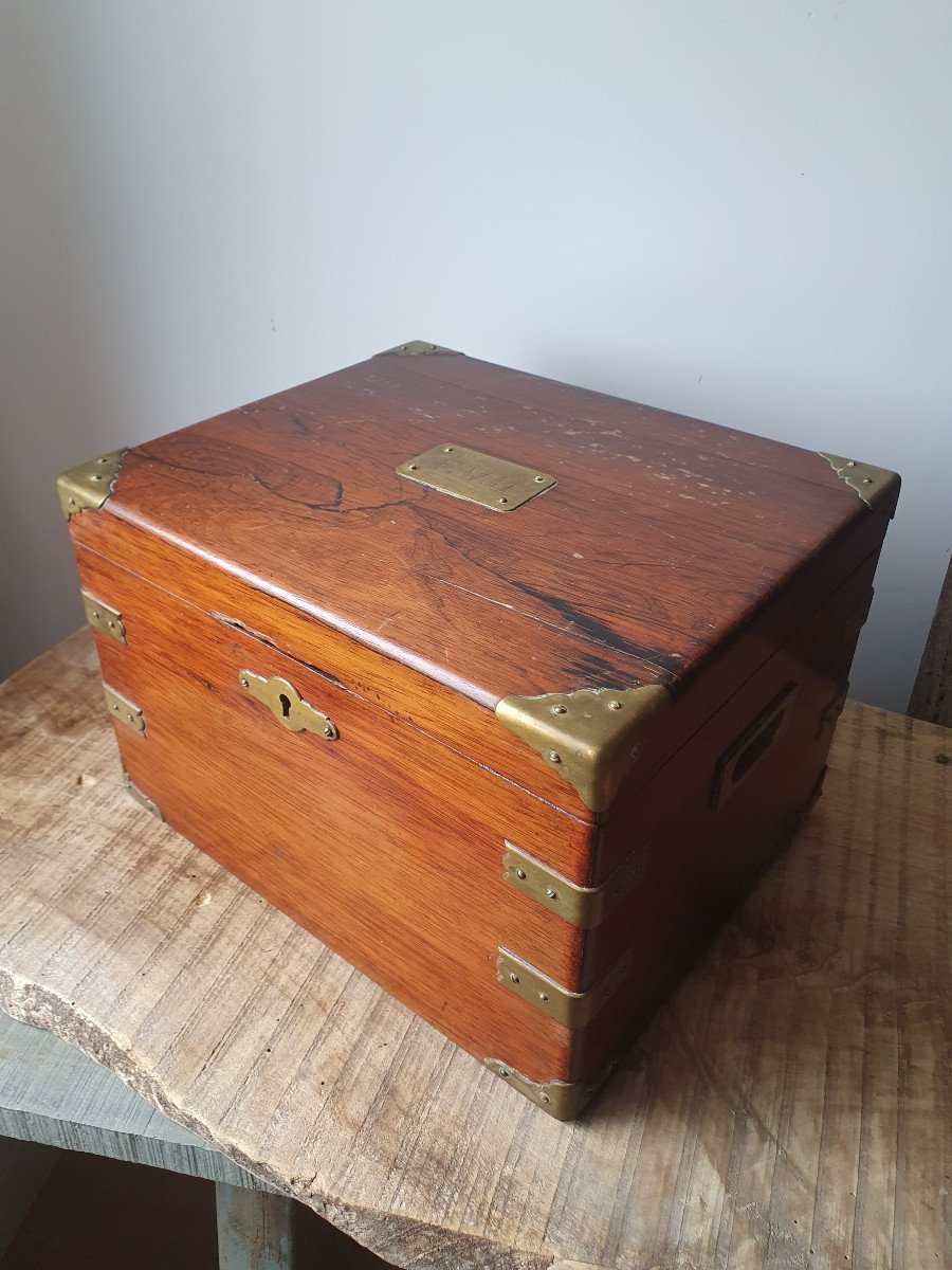 Benson & Hedge Cigar Humidor - Monogrammed Fvh For François Victor Hugo 