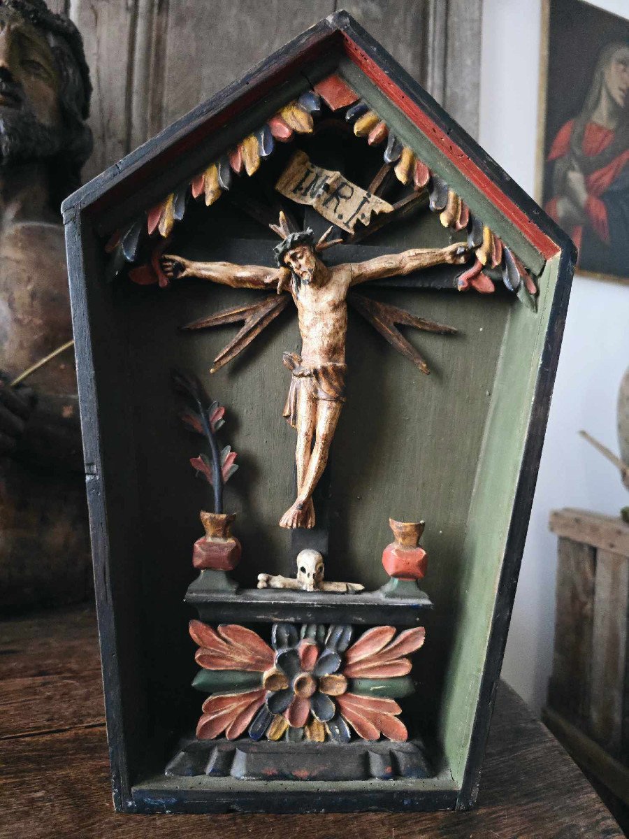 Crucifix - Popular Art - 19th Century-photo-2