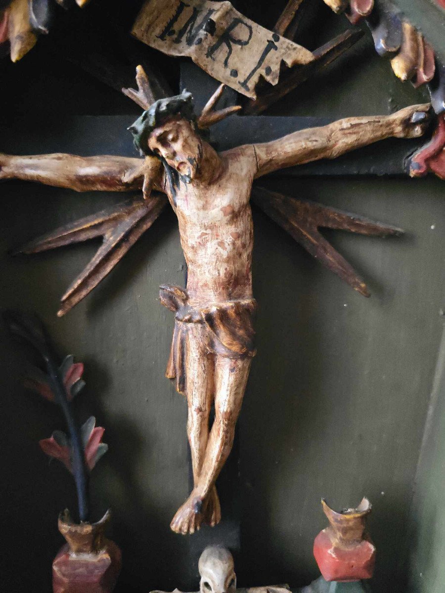 Crucifix - Art Populaire - XIXème-photo-3