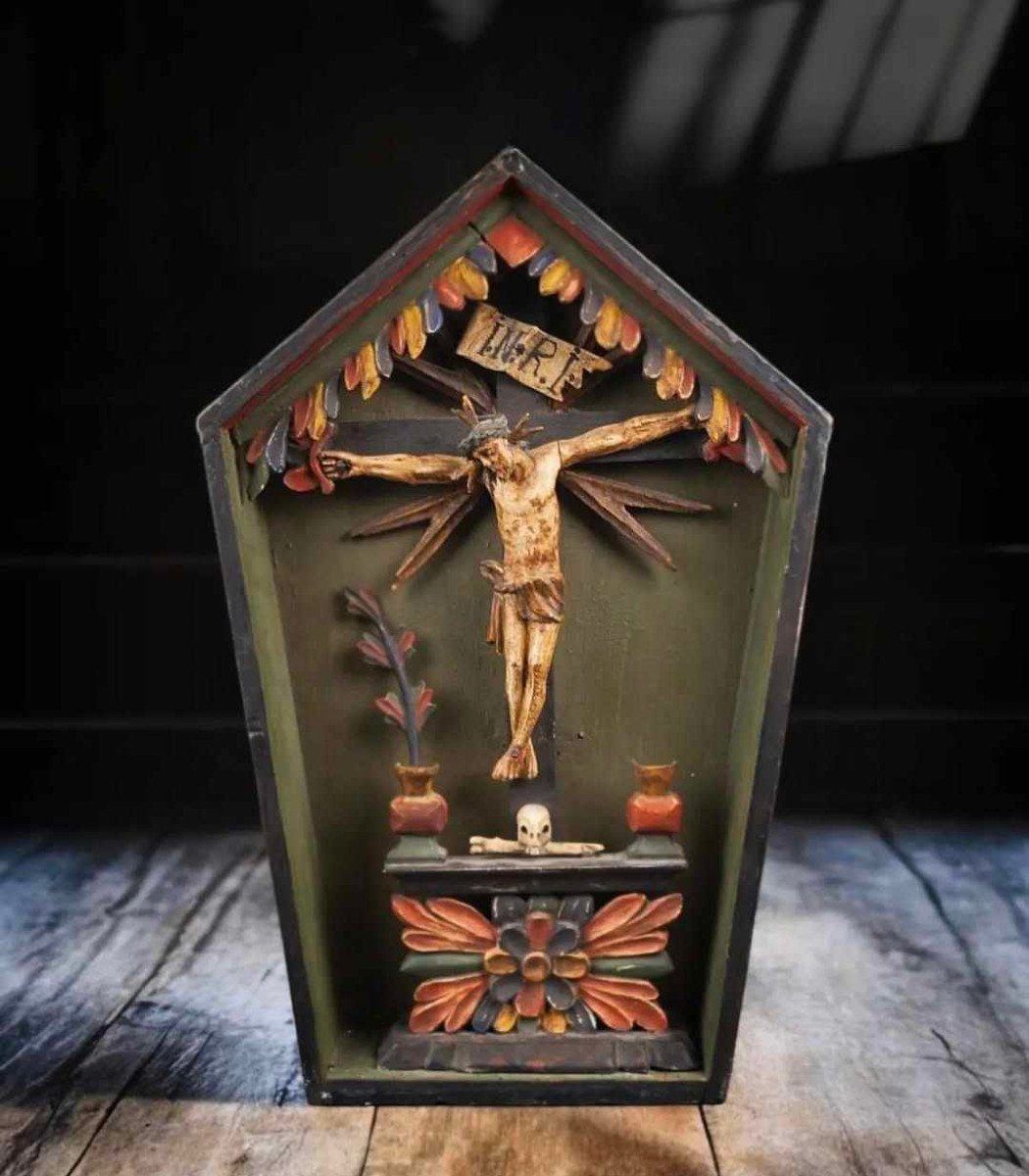 Crucifix - Popular Art - 19th Century