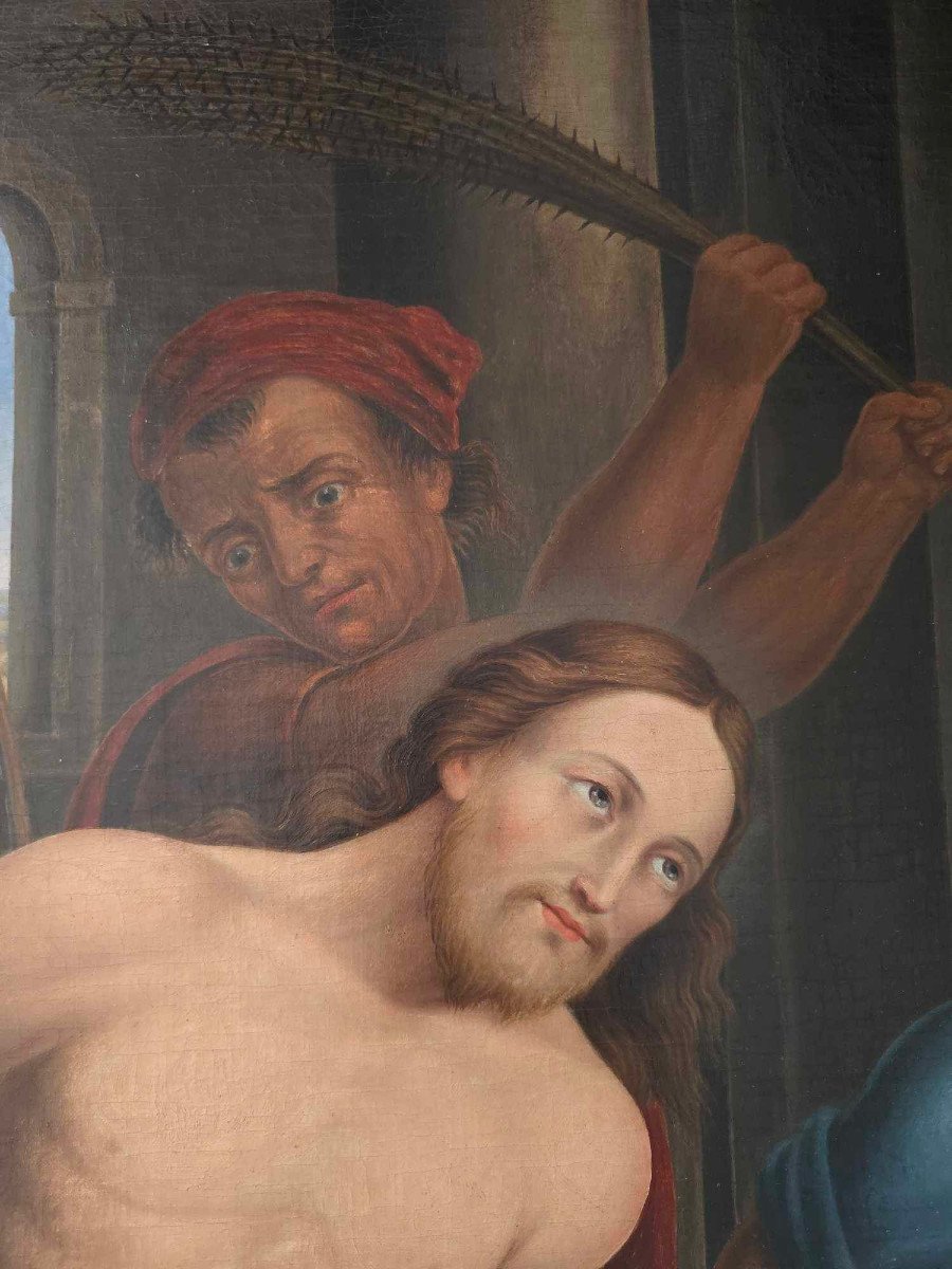 La Flagellation Du Christ - Ecole Italienne - XVIII&egrave;me -photo-4