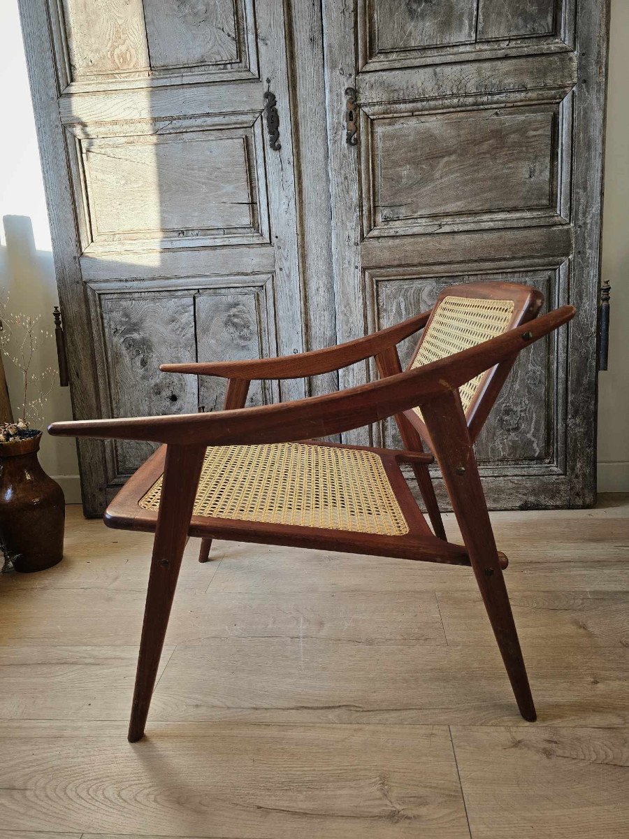 Teak Armchair - Michel Ducaroy - 1952-photo-1