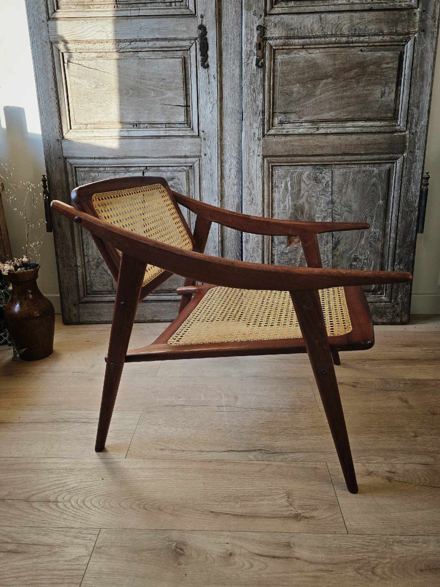 Teak Armchair - Michel Ducaroy - 1952-photo-2