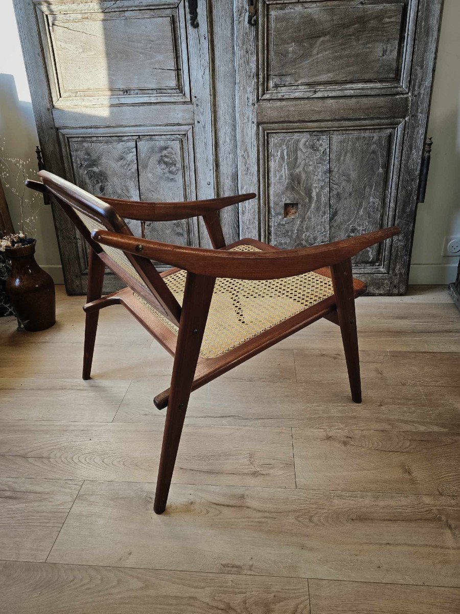 Teak Armchair - Michel Ducaroy - 1952-photo-3