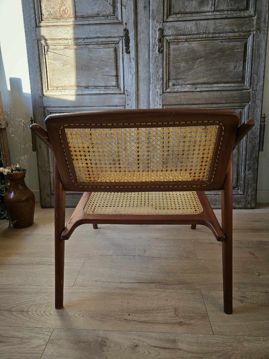 Teak Armchair - Michel Ducaroy - 1952-photo-4