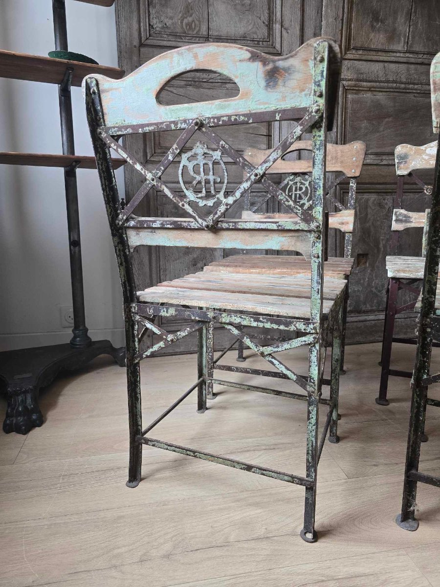 Set Of 4 Chairs - The Restoration - Vichy 19th Century-photo-1