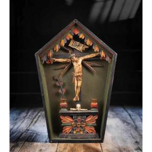 Crucifix - Popular Art - 19th Century