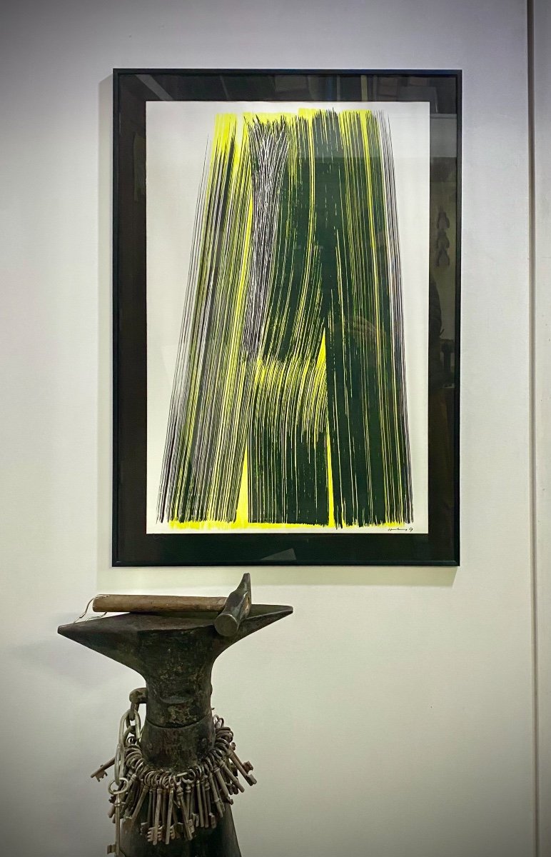 Lithograph Hans Hartung 1972