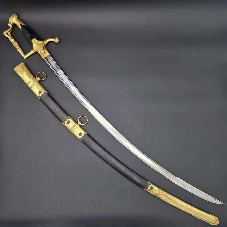 Luxury Saber Of A Superior Cavalry Officer Boutet A Versailles France Consulate 1801-1804-photo-2