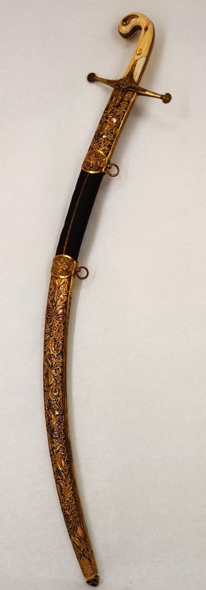 Luxury General Officer's Sabre Shamshir Type Return From Egypt - France/united Kingdom 1st Empire -photo-1