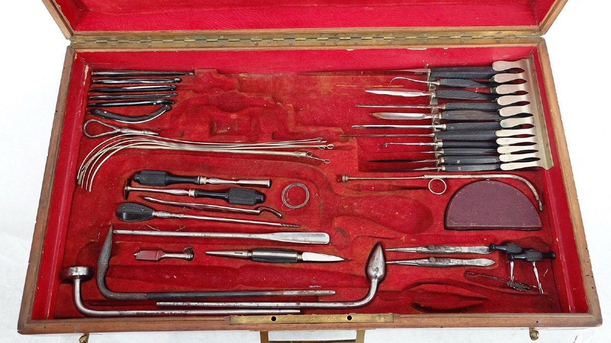 Navy Surgeon's Box Me Aiguier - France 19th Century-photo-6