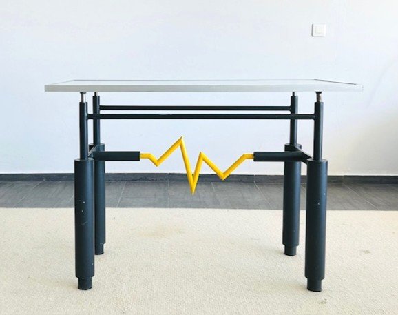 Console Design Leopold Gest 1980 ( Esprit Memphis - Starck - Sottsas..)-photo-3