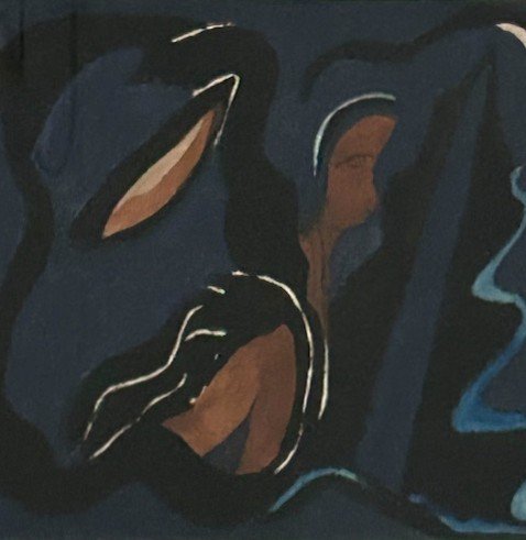 Gouache By Louis Albert Gayrin (1911-1971) Impressionism Braque Neo Cubism-photo-3