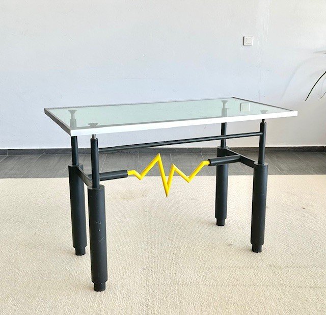 Console / Table Design Leopold Gest 1980 (memphis Spirit - Starck - Sottsas..)