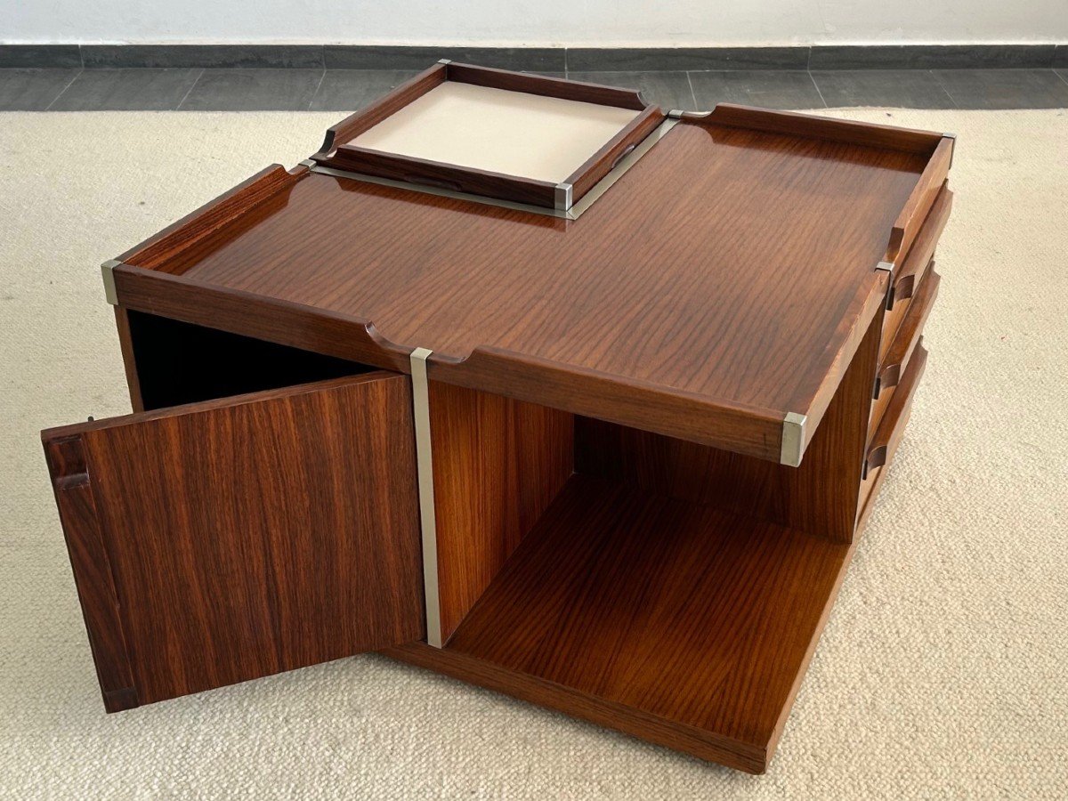 Coffee Table / End Table Design Luigi Sormani For Fiarm (carlo De Carli) 1960-1970 Italy-photo-1