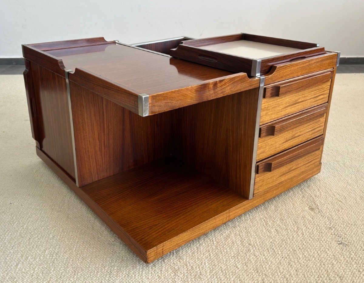 Coffee Table / End Table Design Luigi Sormani For Fiarm (carlo De Carli) 1960-1970 Italy-photo-2