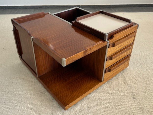 Coffee Table / End Table Design Luigi Sormani For Fiarm (carlo De Carli) 1960-1970 Italy-photo-3