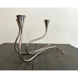 Candle Holder Design By Carl Christiansen Denmark 1950