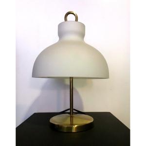 Design Table/desk Lamp By Ignazio Gardella For Azucena 1950 (murano-lelli Glass...)