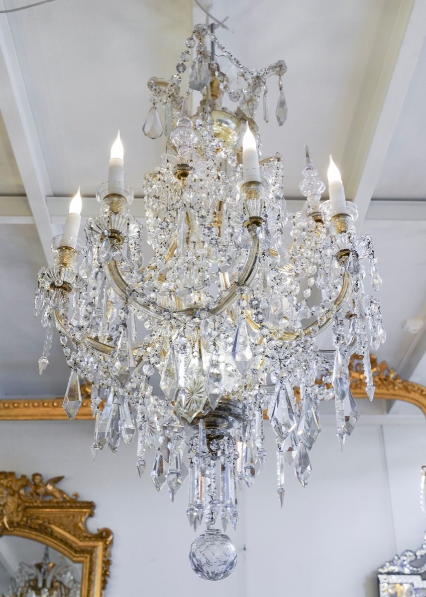 Bohemian Chandelier, 1st Half Of The 20th Century