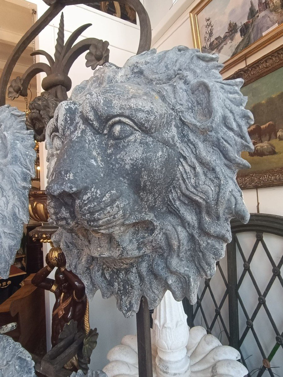 Lion Heads - Fountain Mouths-photo-4