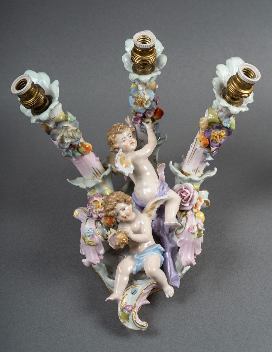 Meissen Porcelain Appliques-photo-2