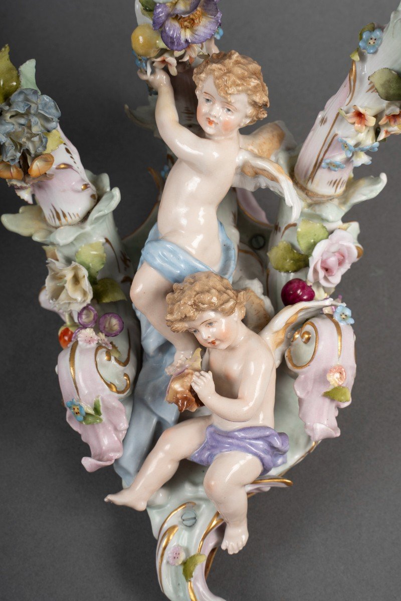 Meissen Porcelain Appliques-photo-3