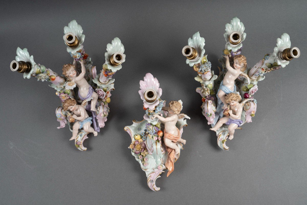 Meissen Porcelain Appliques