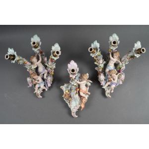 Meissen Porcelain Appliques