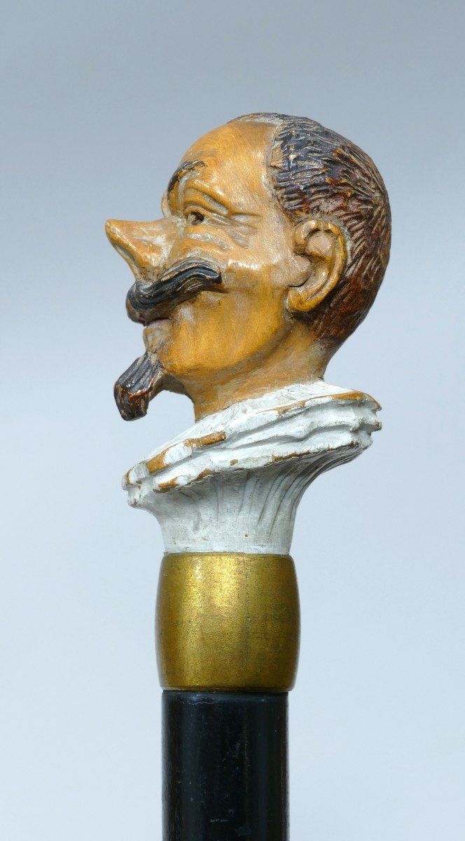 Collectible Cane Representing Cyrano De Bergerac-photo-2