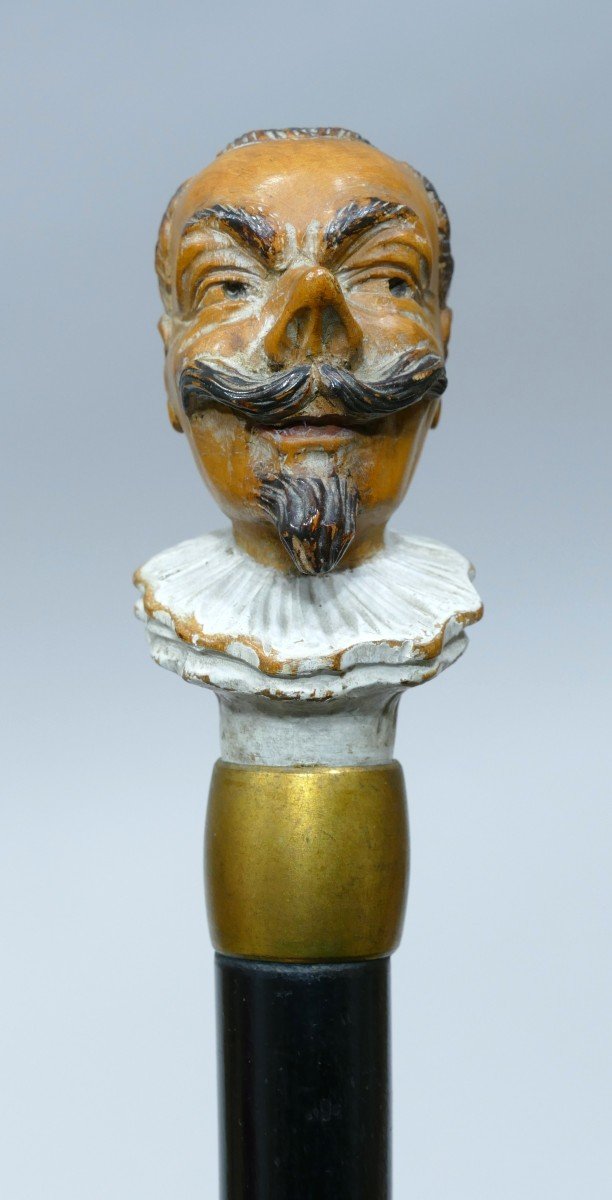 Collectible Cane Representing Cyrano De Bergerac