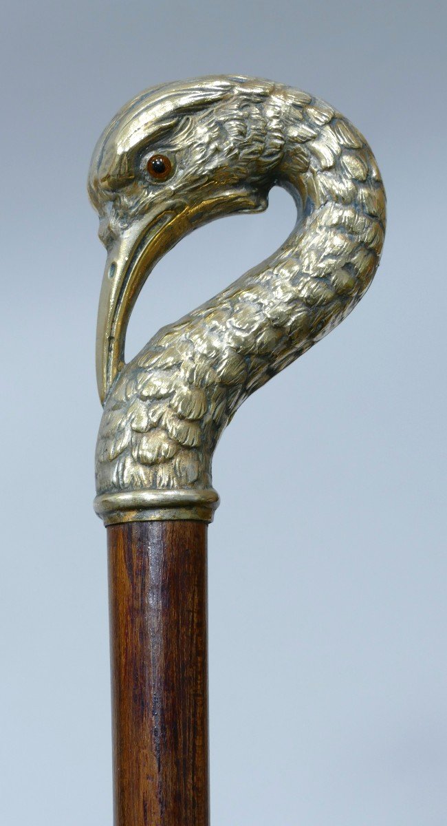 Collectible Cane With Woodcock-themed Handle-photo-2