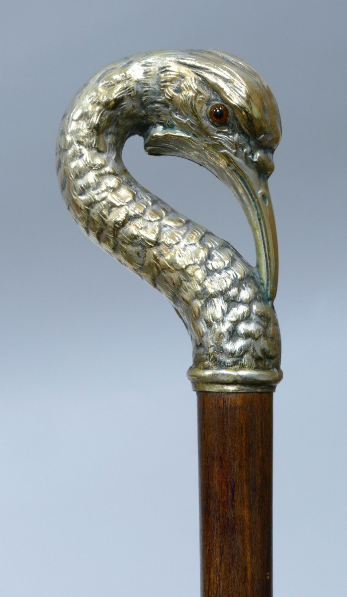 Collectible Cane With Woodcock-themed Handle