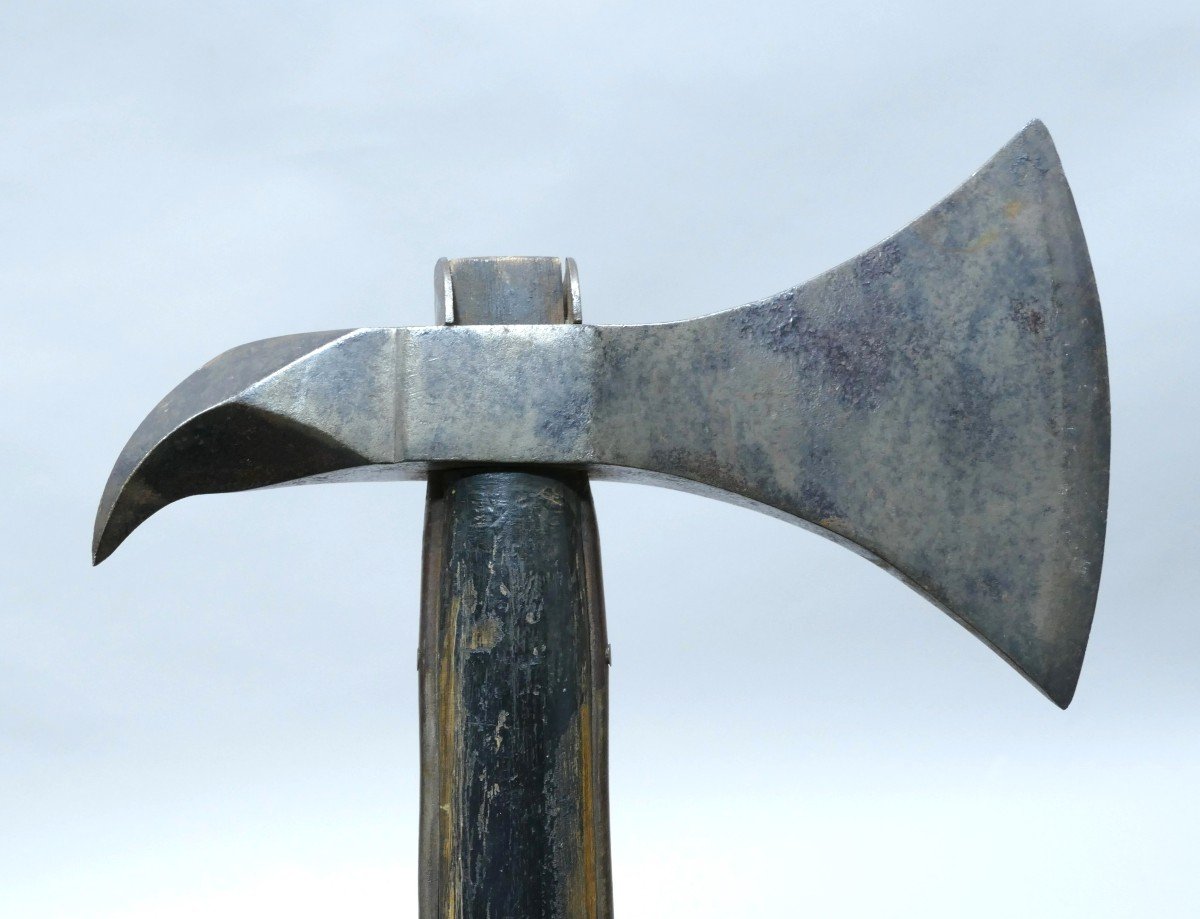 Iron And Wood Boarding Axe Dated To Around 1830