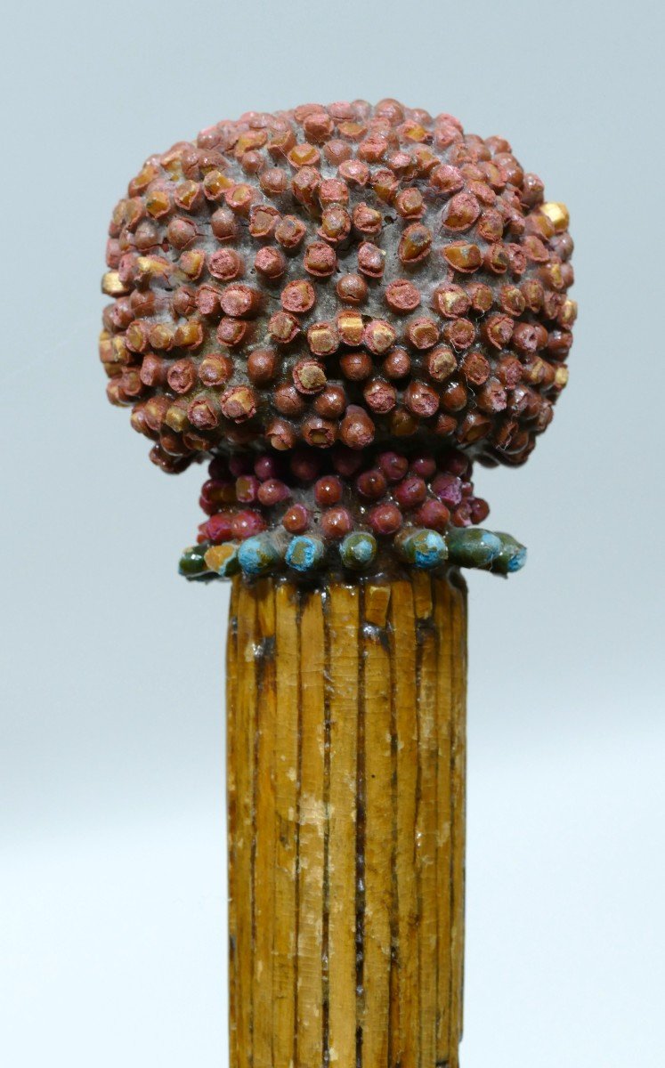 Cane Made Entirely Of Matches Dating From The Beginning Of The 20th Century-photo-2