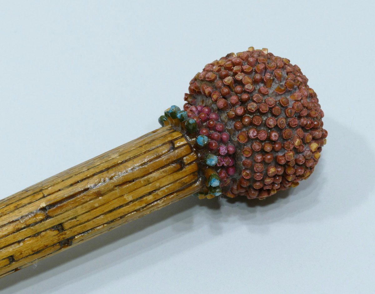 Cane Made Entirely Of Matches Dating From The Beginning Of The 20th Century-photo-3